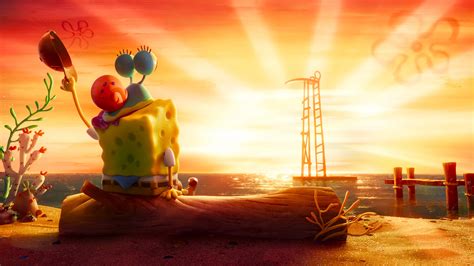 Spongebob Near Sunset Wallpaper Hd Movies 4k Wallpapers Images