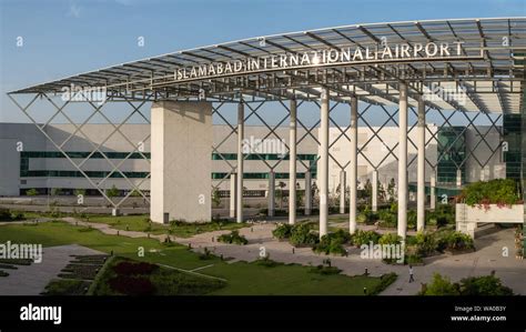 Sign Of Islamabad International Airport Stock Photo Alamy