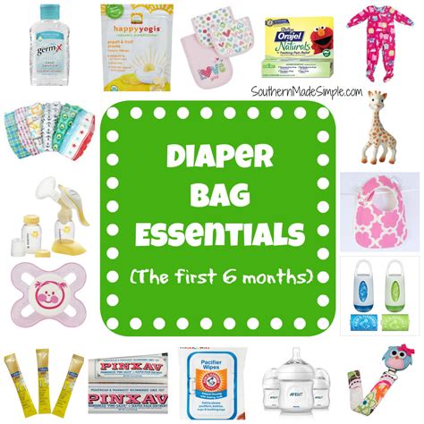 Whats In My Diaper Bag Diaper Bag Essentials For The First 6 Months