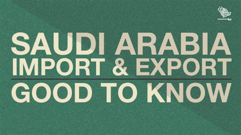 Saudi Arabia’s Major Exports And Imports Saudi Scoop
