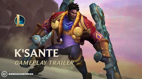 All About League Of Legends New Champion Ksante Teaser Gameplay