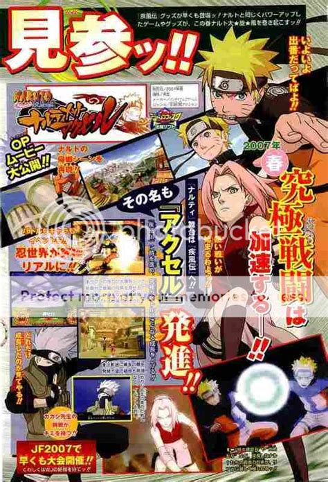 Naruto Shippuuden Narutimate Accel Ps2 Some Spoilers Are To Be