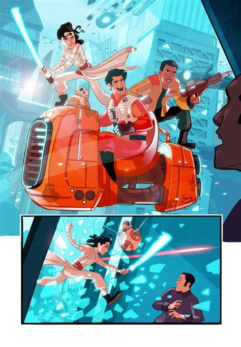 Rey Finn And Poe Fight Jar Jar Binks In Fan Made Comic Star Wars Episode 75 — Geektyrant