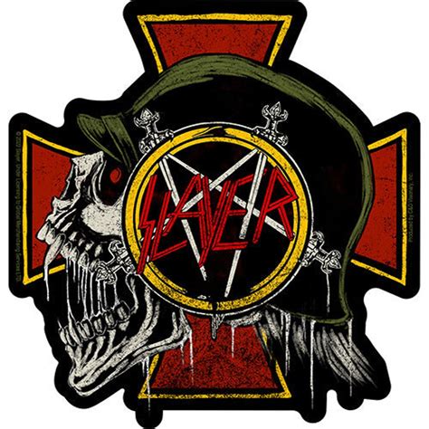 Slayer Skull Profile Sticker Decal 48x5 Inch Kerry King American