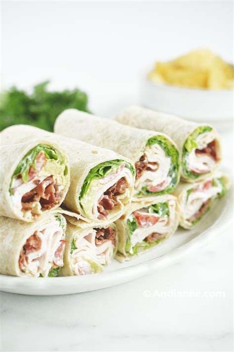 Chicken Bacon Ranch Wraps Fast To Make And Full Of Flavor Andianne