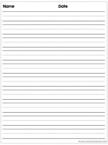 Print primary writing paper with the dotted lines, special paper for formatting friendly letters, graph paper, and lots more! Choose Your Own Writing Paper Printable Pack - 1+1+1=1