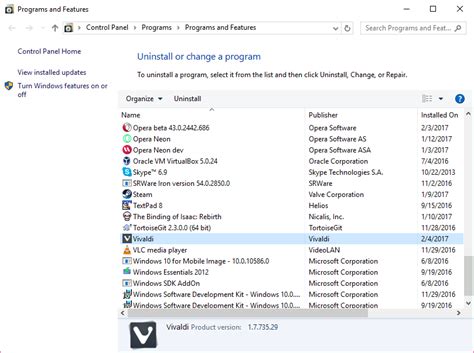 How To Uninstall Vivaldi Windows 10 Vivaldi Browser Help