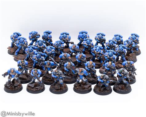 Firstborn Space Marines Army Progress Still 100 Marines And Multiple