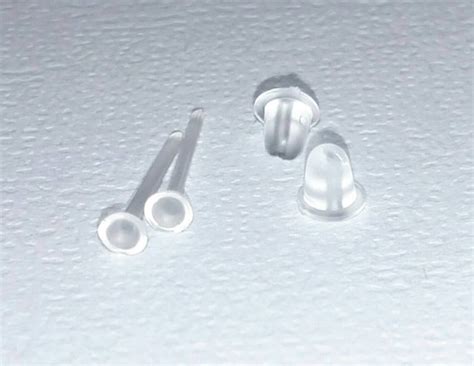 Invisible Stud Earrings Clear Earrings Clear Plastic