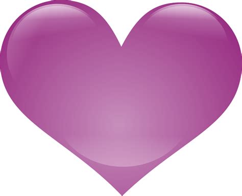 Purple Heart Violet Purple Heart Purple Heart Png Download 782633