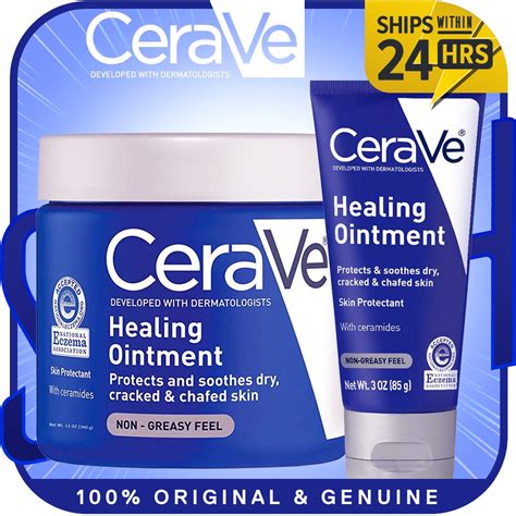 Cerave Healing Ointment For Dry Cracked And Chafed Skin 85g 3oz