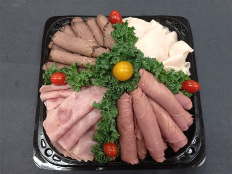 Meat Tray Ham Turkey Roast Beef Corned Beef