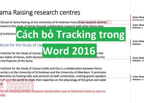 Cách Bỏ Tracking Trong Word 2016 Cực đơn Giản Chỉ Với Vài Thao Tác Nhấp