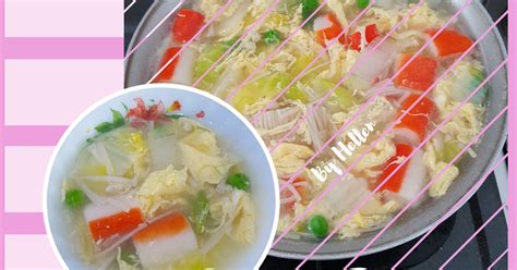 Sup juga beraneka ragam, salah satunya sup ayam jamur spesial enak. Resep Sup Jamur Enoki oleh Hellen - Cookpad