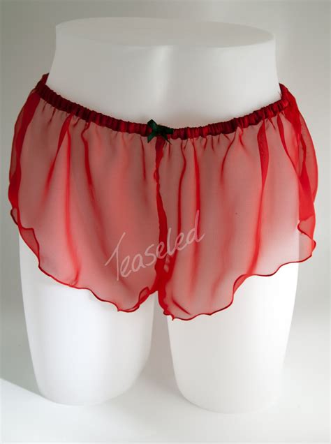 French Knickers Sheer Chiffon Panties Sexy Lingerie Etsy