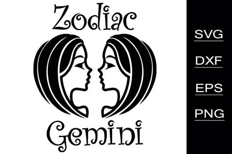 Zodiac Gemini SVG cutting files (543084) | SVGs | Design Bundles