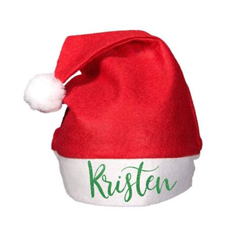 Custom Santa Hat Personalized Santa Hats Personalized Christmas Ts