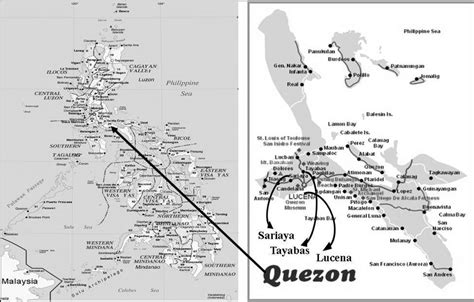 Quezon Province In Philippine Map