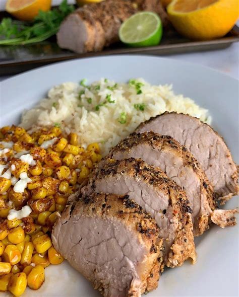 I cooked on low for 5 hours and it temped at 190 so it was a little dry. Cuban Style Baked Pork Tenderloin ⠀ 145 Calories | 26 ...