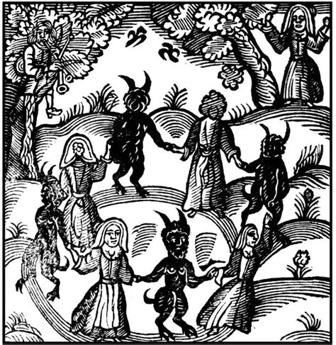 Bookeofhowrs Witches Dance Medieval Art Medieval Witch