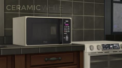 Mod The Sims Handb Macrowave Microwave Oven By Littledica Sims 4