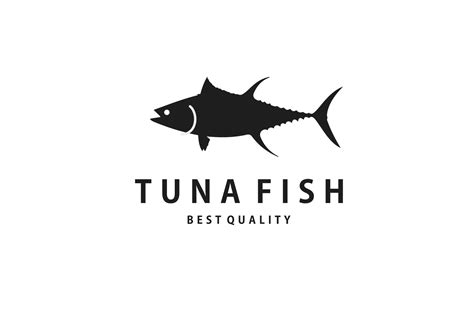 Tuna Fish Silhouette Logo Design Seafood Gráfico Por Sore88 · Creative