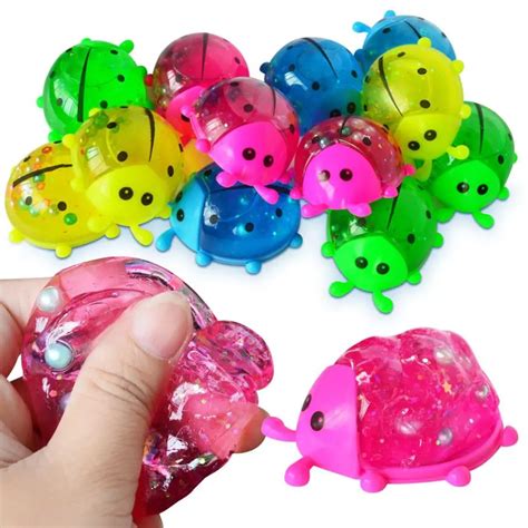 New Slime Toy Antistress Spongy Rainbow Fluffy Crunchy Foam Beads Kids