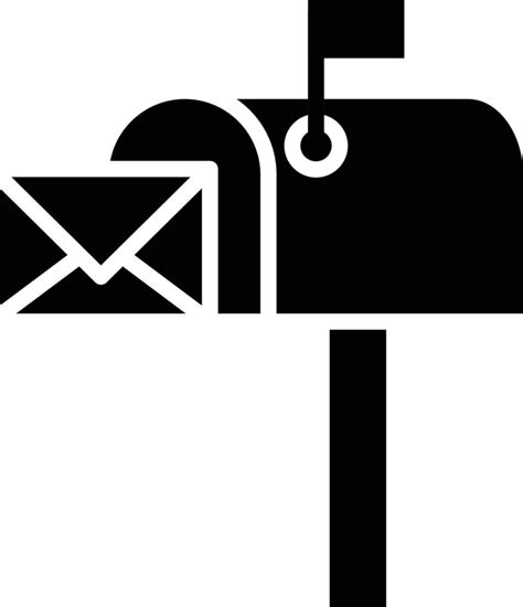 Mailbox Icon Style 5942284 Vector Art At Vecteezy
