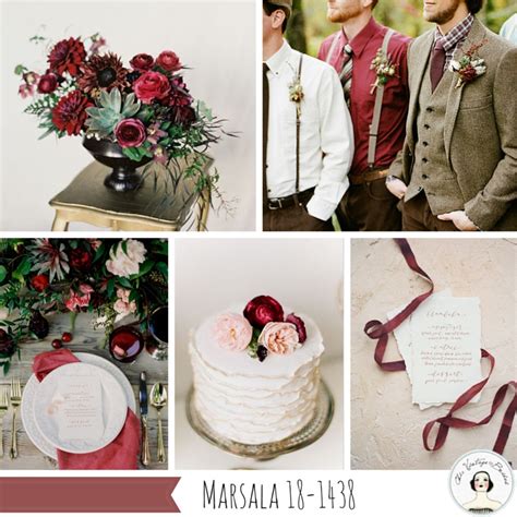 Top 10 Wedding Colours For Autumn 2015 From Pantone Chic Vintage Brides
