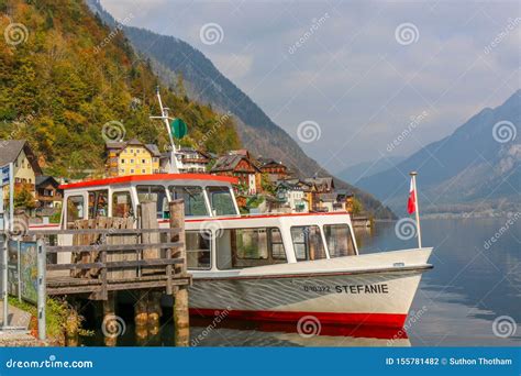The Boat Travel Cruise Prepare To Sail With Lake Of Hallstatt Austria