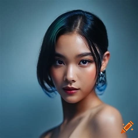 photorealistic portrait of a determined 18 yo actress on craiyon