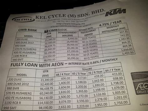 Your simple & affordable online bike shop! KTM Motorcycle Price List in Malaysia - MotoMalaya.net - Berita dan Ulasan Dunia Kereta dan ...