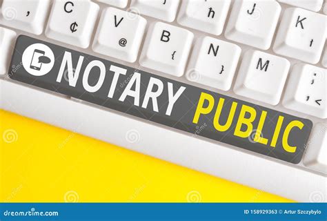 Conceptual Hand Writing Showing Notary Public Business Photo Text