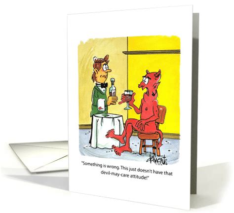 Devil May Care Birthday Card 1526616
