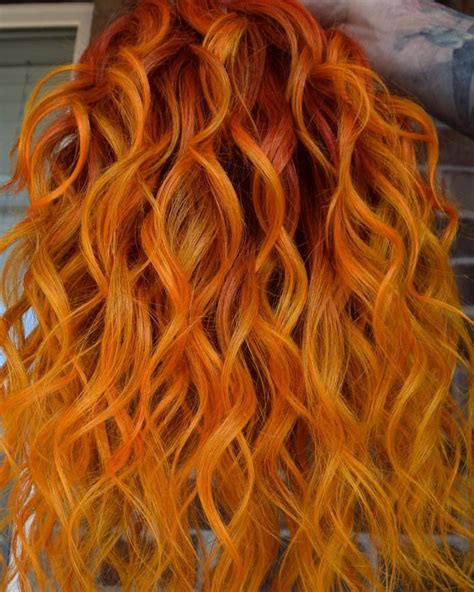 Phoenix Fire Orange Red Yellow Hair Idea Inspiration How To Bright Fun Hair Color Guy Tang