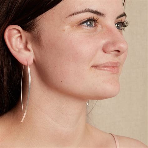 Sterling Silver Threader Earrings By Rochejewels Notonthehighstreet Com