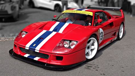 Ferrari F40 Lm Competizione Feat Straight Pipes Start Up Engine