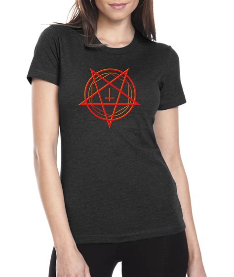 Satanic Pentagram Halloween Pentagram Symbol T Shirt