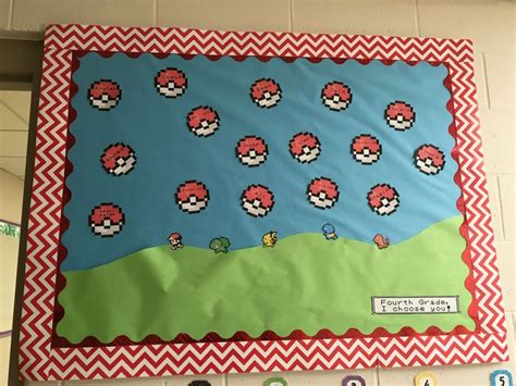 Pokemon Theme Beginning Of The Year Classroom Display Classroom