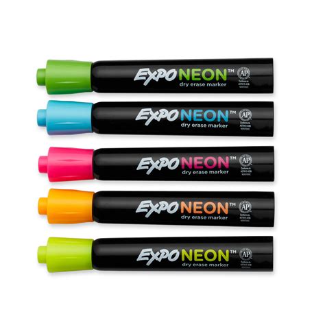 Expo Dry Erase Neon Marker Set Beckers School Supplies