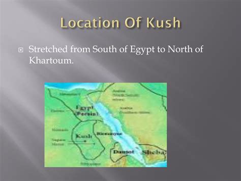 Map of kush and ancient egypt, showing the nile up to the fifth cataract, and major cities and sites of the ancient egyptian dynastic period (c. PPT - KINGDOM OF KUSH PowerPoint Presentation, free download - ID:1985030