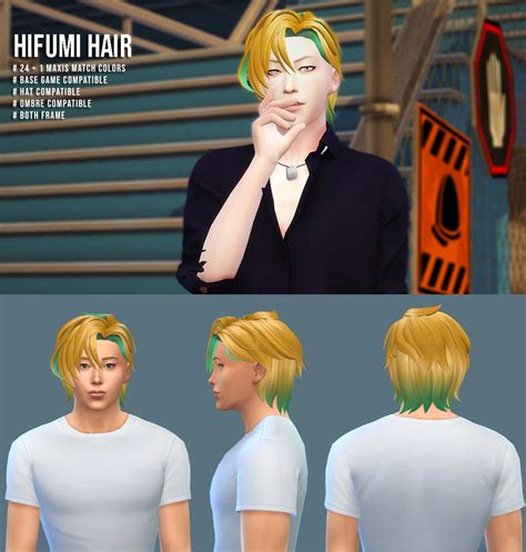 Kiru Hair Megukiru On Patreon Sims Hair Sims 4 Hair Male Sims 4
