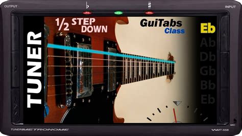 Guitar Tuner 🎸📟 12 Step Down Electric Guitar Eb Standard Eb Ab