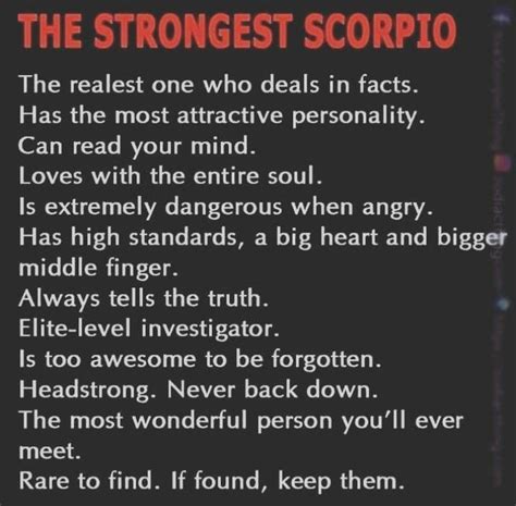 Personality traits scorpio 21 Secrets