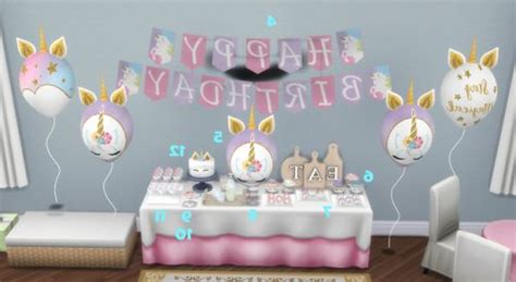 Download Amazing Of Birthday Party Decorations Sims 4 In 2021 Sims 4