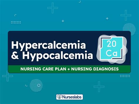 Hypercalcemia And Hypocalcemia Calcium Imbalances Nursing Care Plans