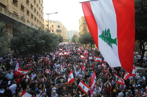 Lebanons Hezbollah Under Rare Pressure As Street Protesters Dig In