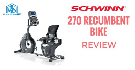 Also, you will never want to go back to any other recumbent bike out there. Schwinn 270 Recumbent Bike Review - Home Fitness Life