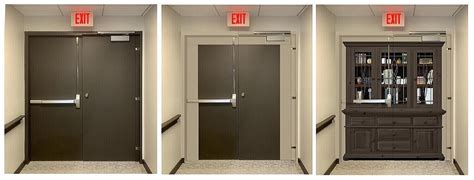 Exit Diversion Double Door Disguises For Alzheimer Care — Creative Art Co