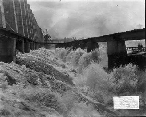 Photograph Of Wilson Dam Construction Picryl Public Domain Search